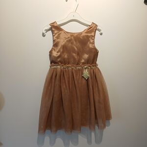H&M Kids Formal Dress in Shimmering Bronze